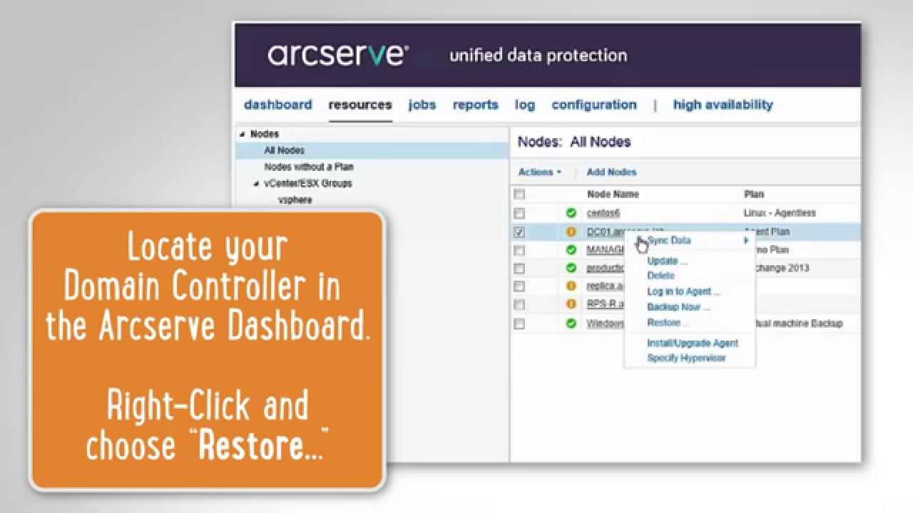 восстановление active directory