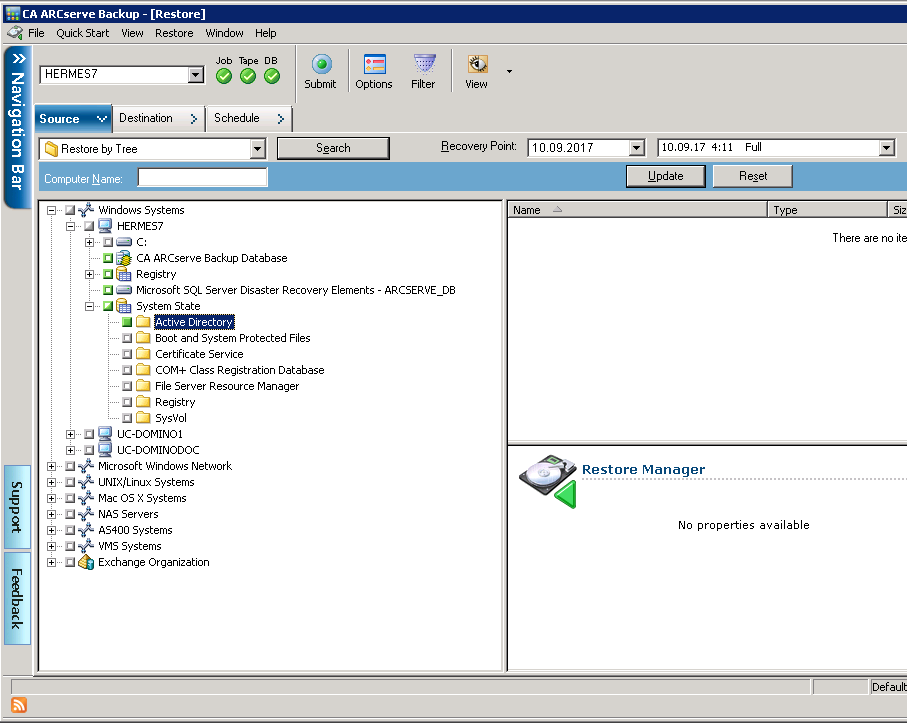active directory restore direct