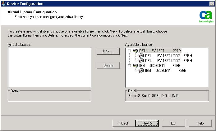 vitual tape library